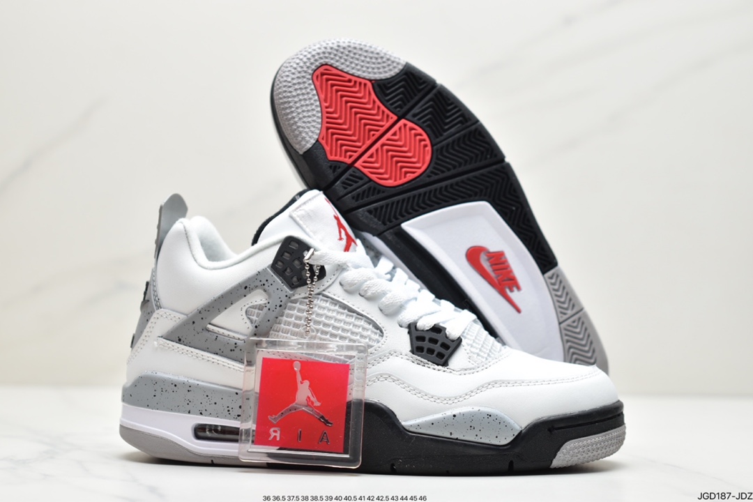 180  Air Jordan 4 Retro OG ”Cement” 白水泥 AJ4 乔丹4代 aj4 乔4 白水泥840606-192
