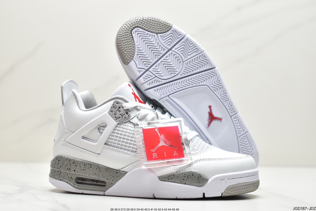 180  Air Jordan 4 Retro OG ”Cement” 白水泥 AJ4 乔丹4代 aj4 乔4 白水泥840606-192