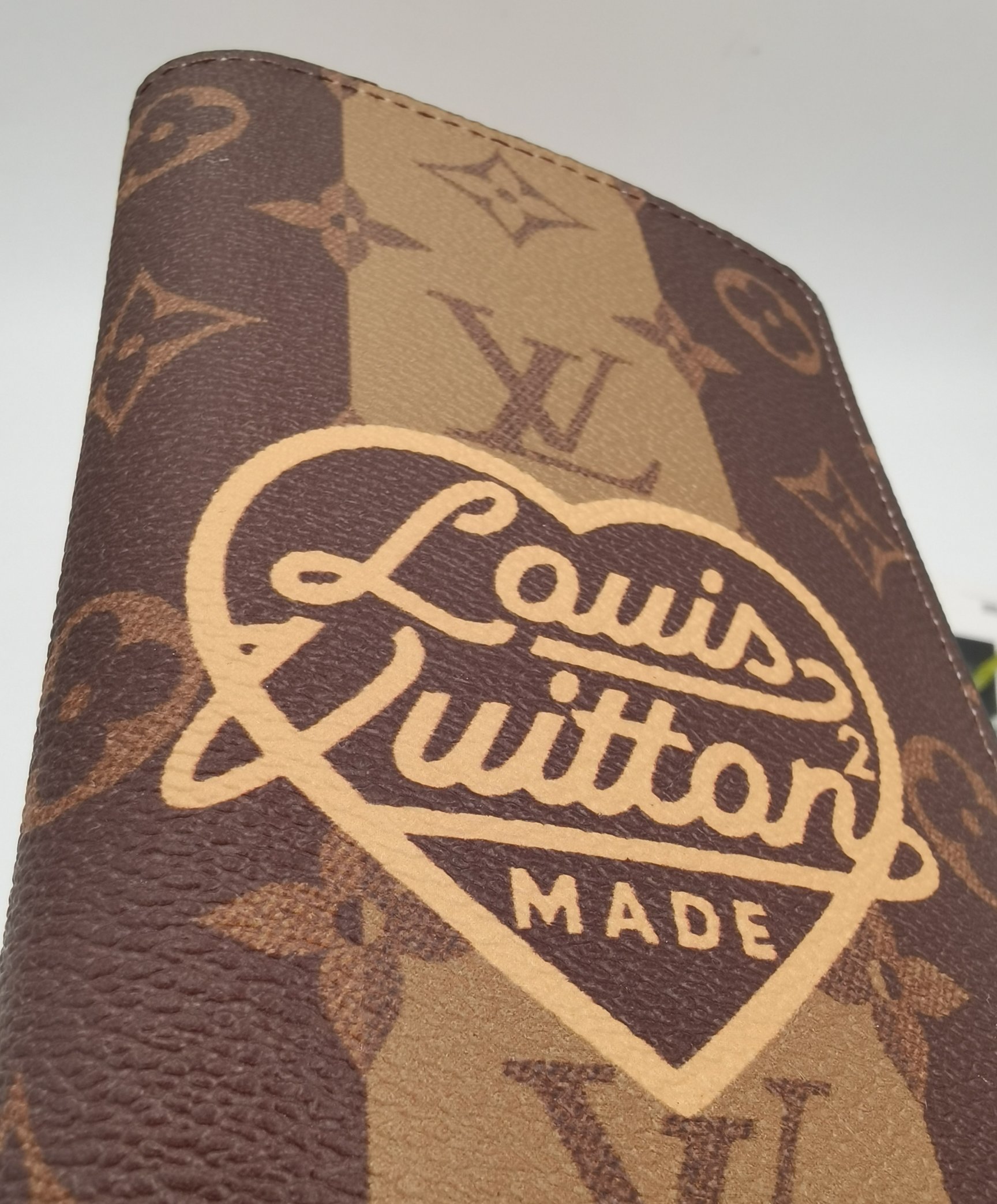 Leather wallet back view