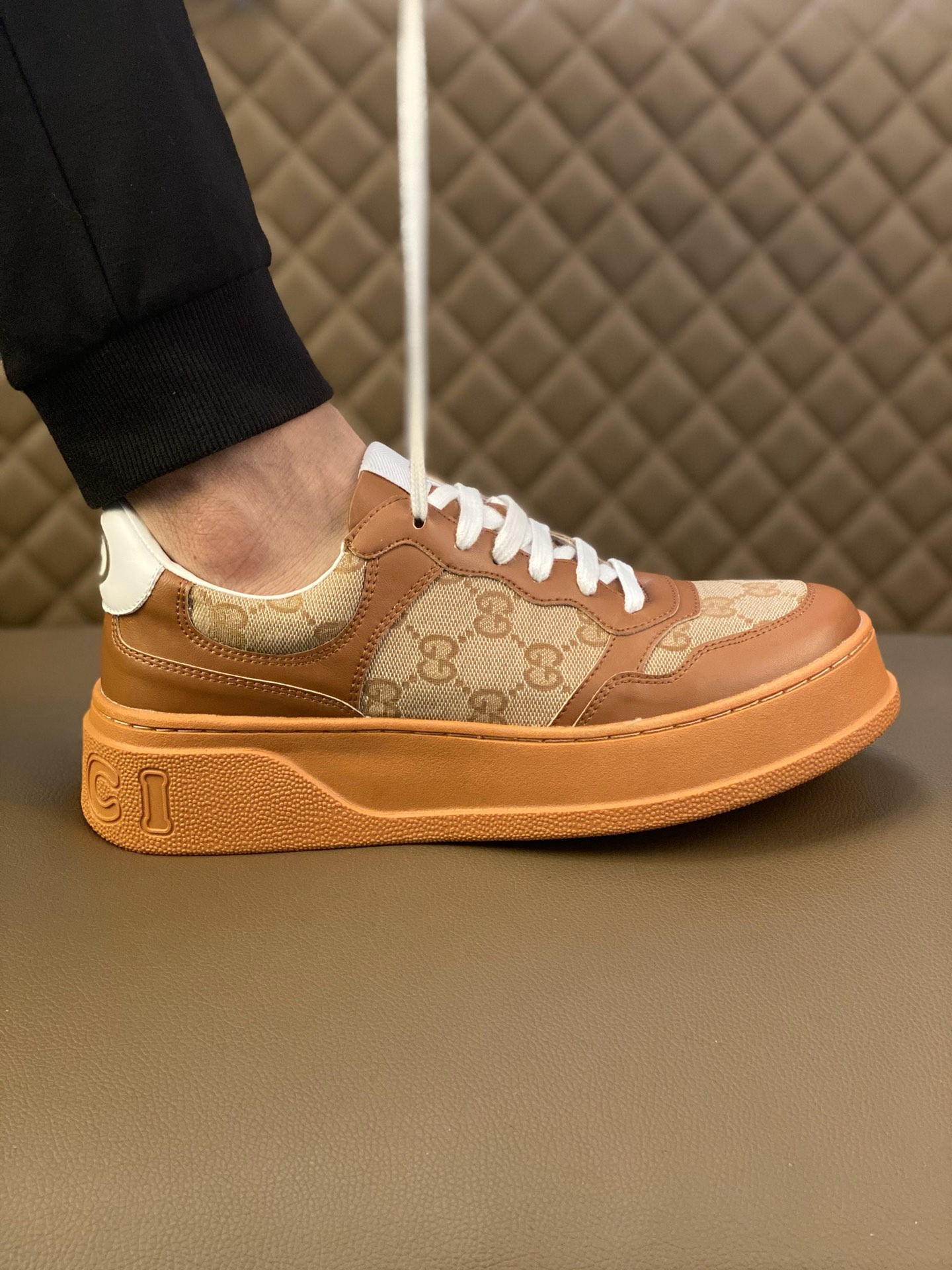 precio de fábrica: "[Gucci GUCCI] zapatos de tabla de invierno" 2022 Hong Kong único original superi