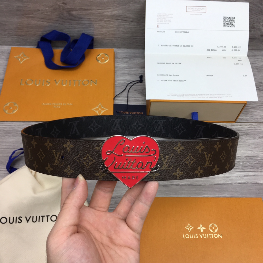 Louis Vuitton Belts Canvas