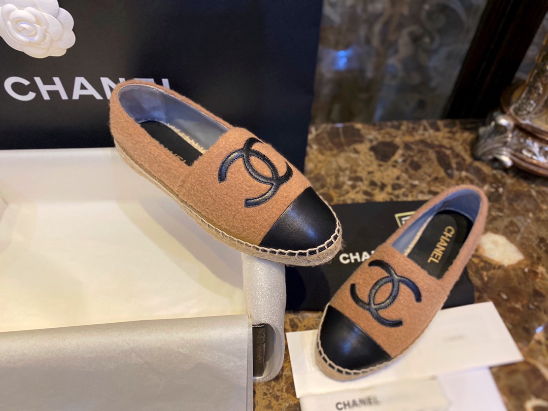 Chanel Sapatos Alpargatas