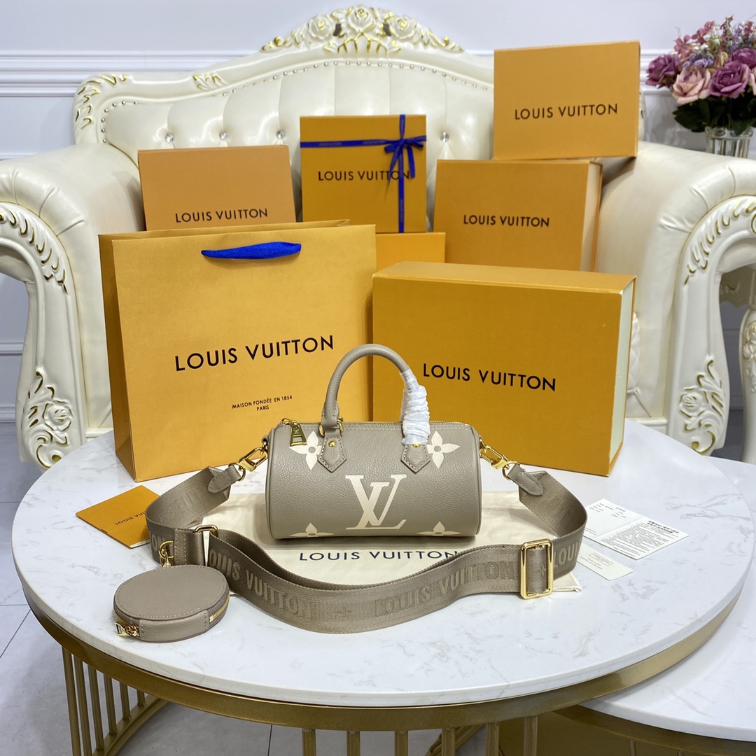 Louis Vuitton LV Papillon BB Bags Handbags Black Elephant Grey Milkshake White Printing Empreinte​ Sweatpants