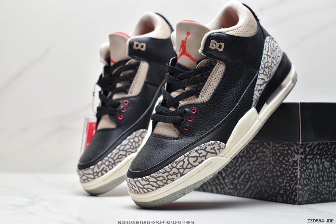 250 乔丹Air Jordan 3 AJ3代中帮复古休闲运动文化篮球鞋CT8532