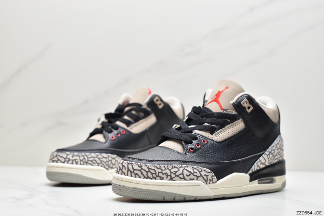 250 乔丹Air Jordan 3 AJ3代中帮复古休闲运动文化篮球鞋CT8532