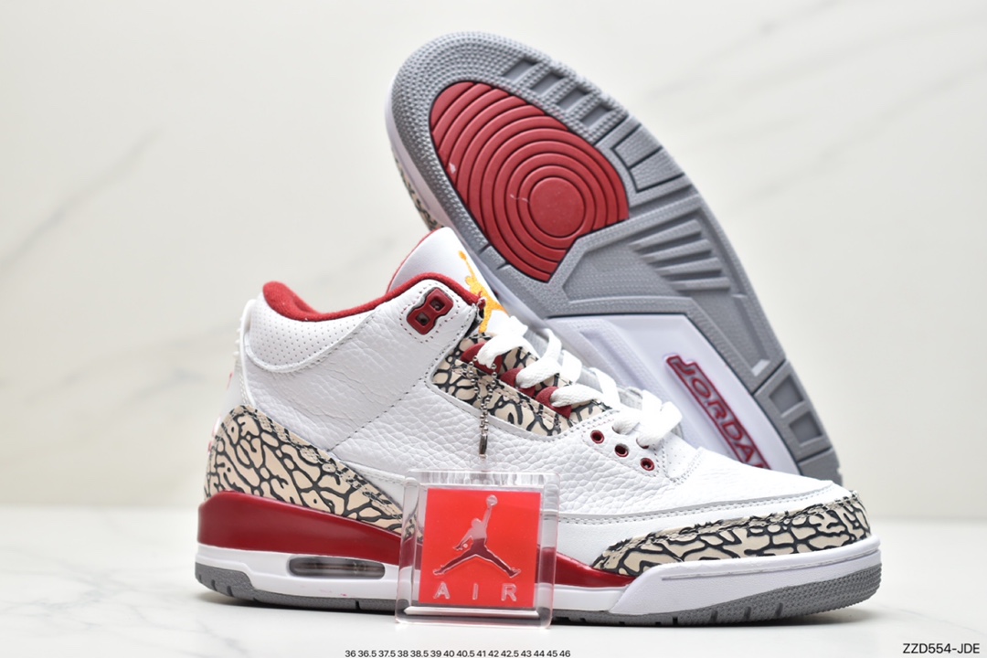 250 乔丹Air Jordan 3 AJ3代中帮复古休闲运动文化篮球鞋CT8532