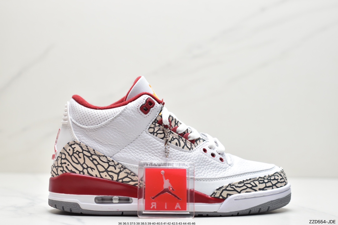 250 乔丹Air Jordan 3 AJ3代中帮复古休闲运动文化篮球鞋CT8532