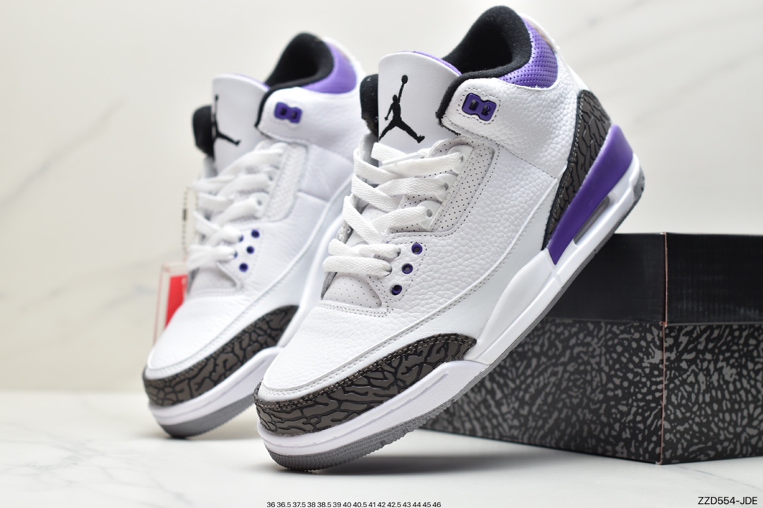 250 乔丹Air Jordan 3 AJ3代中帮复古休闲运动文化篮球鞋CT8532