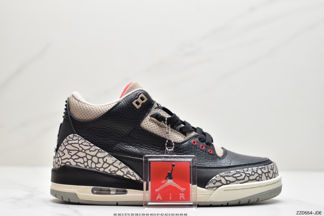 250 乔丹Air Jordan 3 AJ3代中帮复古休闲运动文化篮球鞋CT8532
