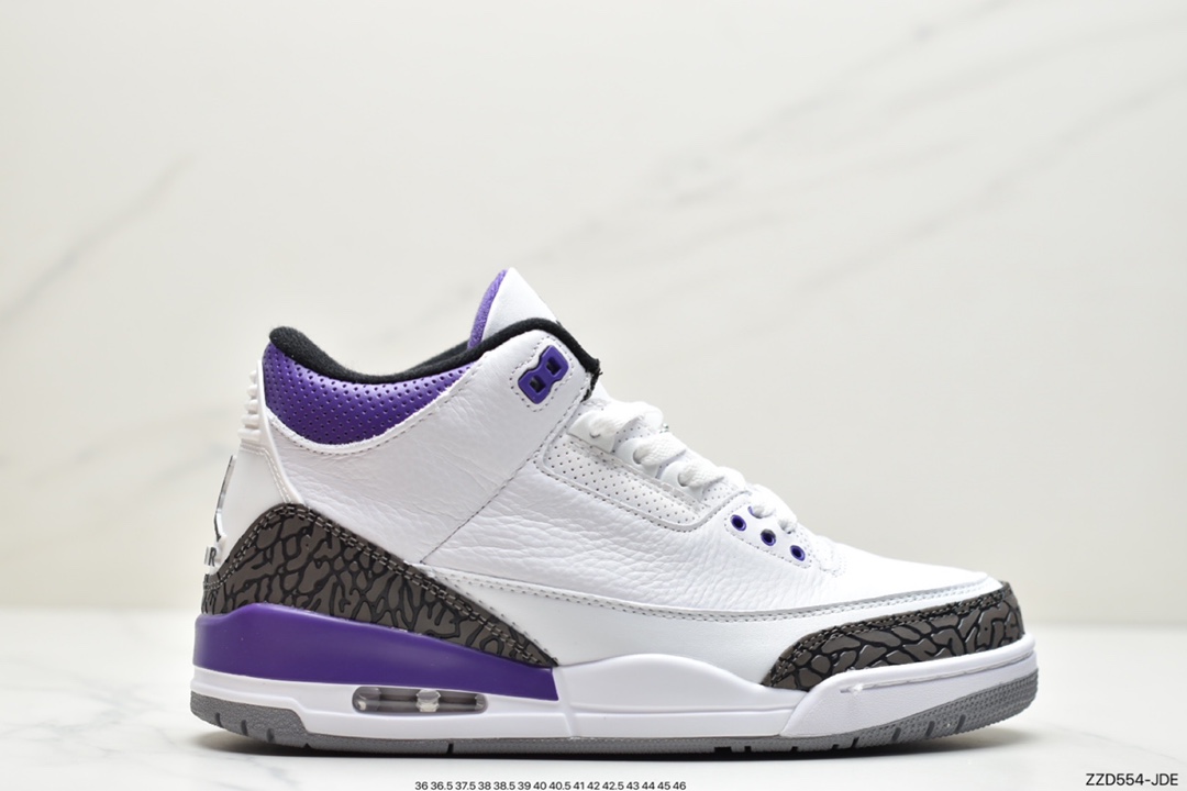 250 乔丹Air Jordan 3 AJ3代中帮复古休闲运动文化篮球鞋CT8532