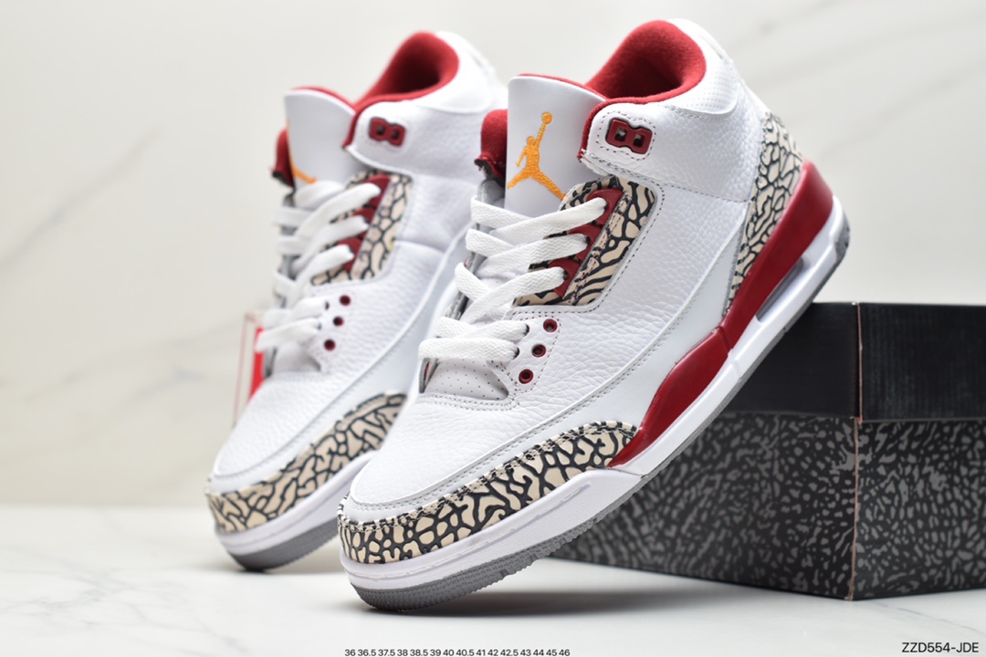 250 乔丹Air Jordan 3 AJ3代中帮复古休闲运动文化篮球鞋CT8532