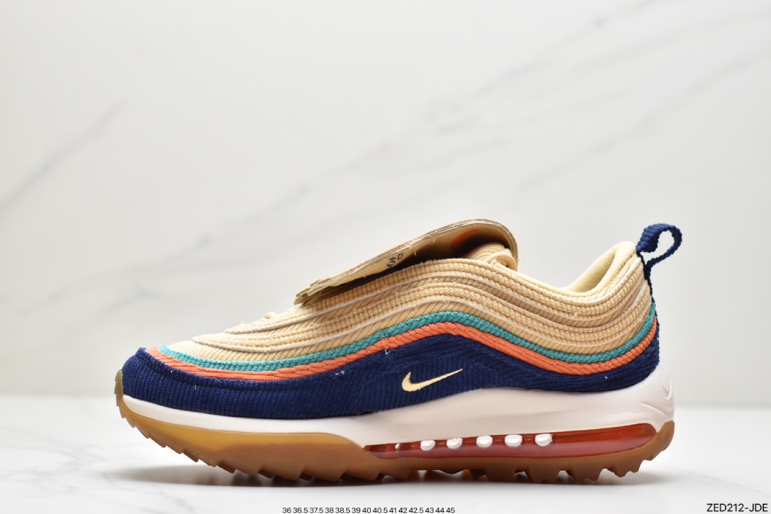 260  耐克NIKE AIR MAX 97子弹 3M 复古全掌气垫跑步鞋 CJ0563-400