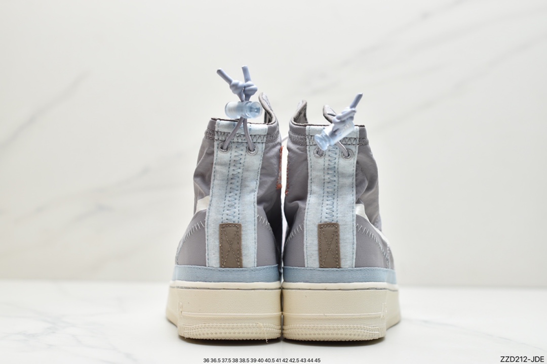 250 耐克Nike Air Force 1 Hi Shell 全新系带方案眼前这双 DO7450