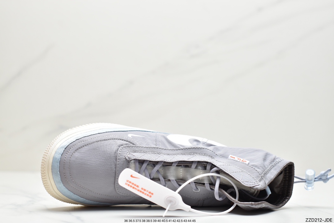 250 耐克Nike Air Force 1 Hi Shell 全新系带方案眼前这双 DO7450