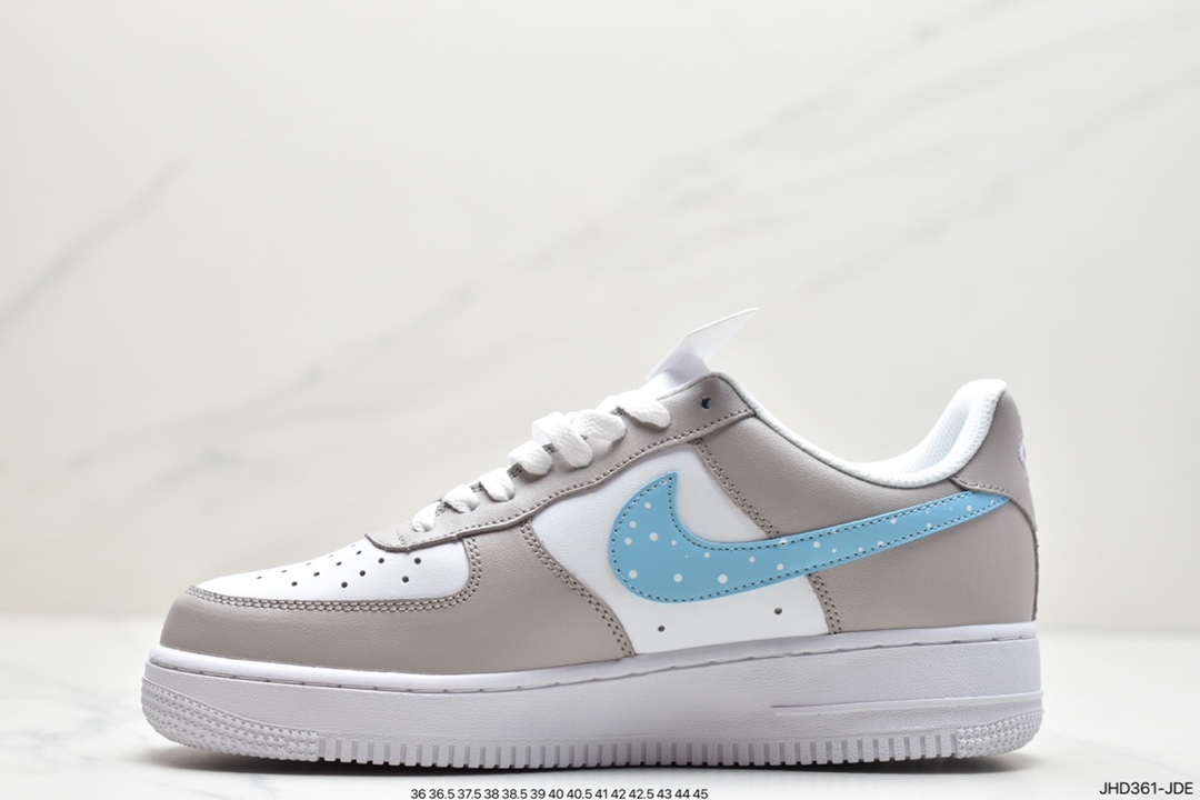 190 耐克Nike Air Force 1 07 LV8”White/Landscape Painting”空军一号经典低帮百搭休闲运动板鞋DD8959-100