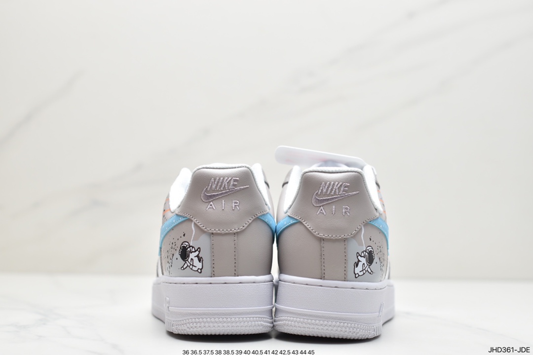 190 耐克Nike Air Force 1 07 LV8”White/Landscape Painting”空军一号经典低帮百搭休闲运动板鞋DD8959-100