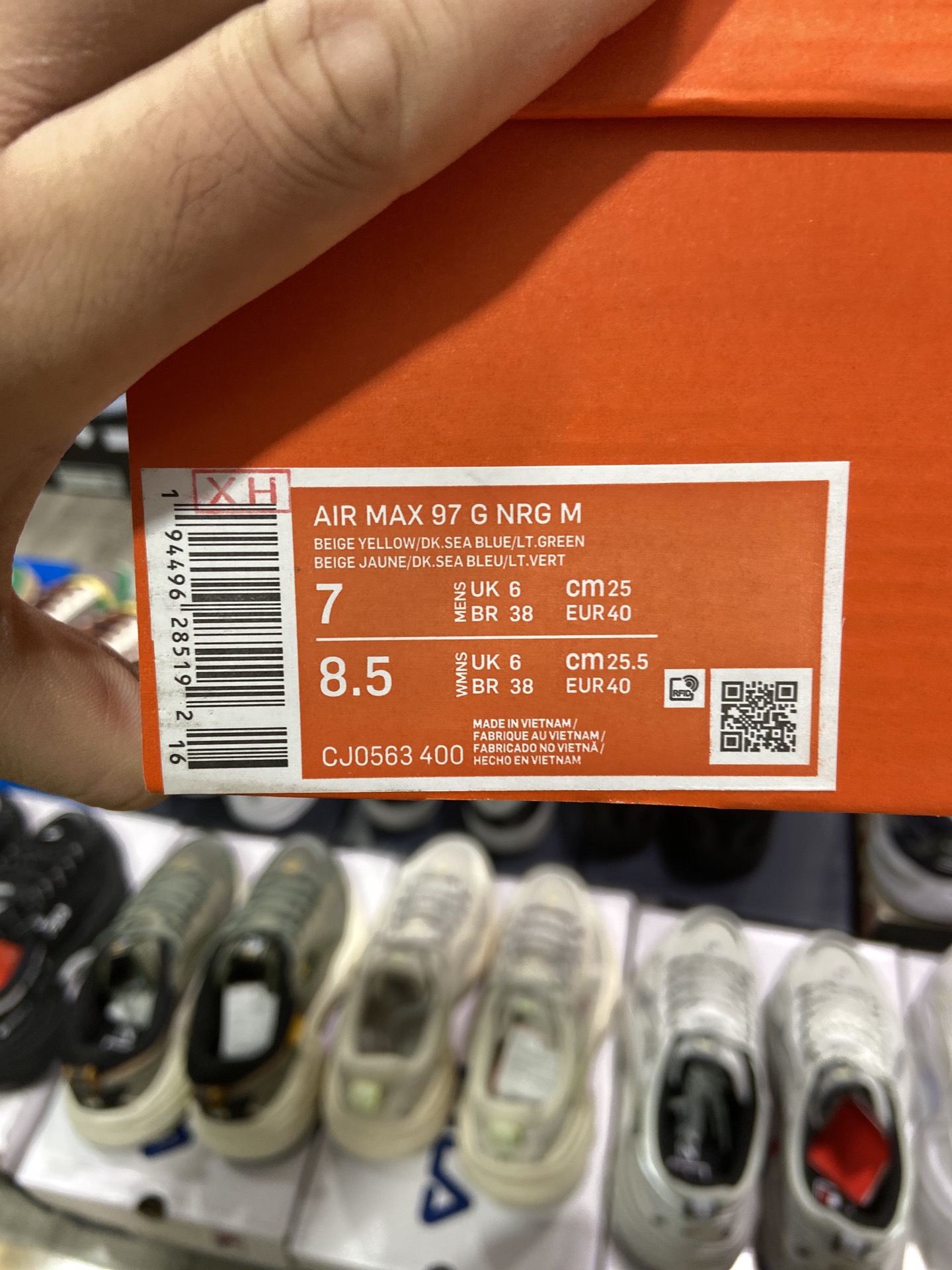 240 耐克Nike Wmns Air Max 97 复古气垫百搭休闲运动慢跑鞋CJ0563-400
