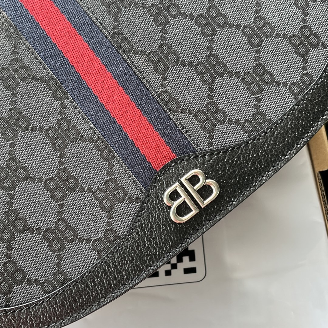 原厂皮配Cdfmall三亚免税店手提袋涂层帆布单肩包可调肩带做旧金色BB金属配件拉链闭合正面拉链袋Hac