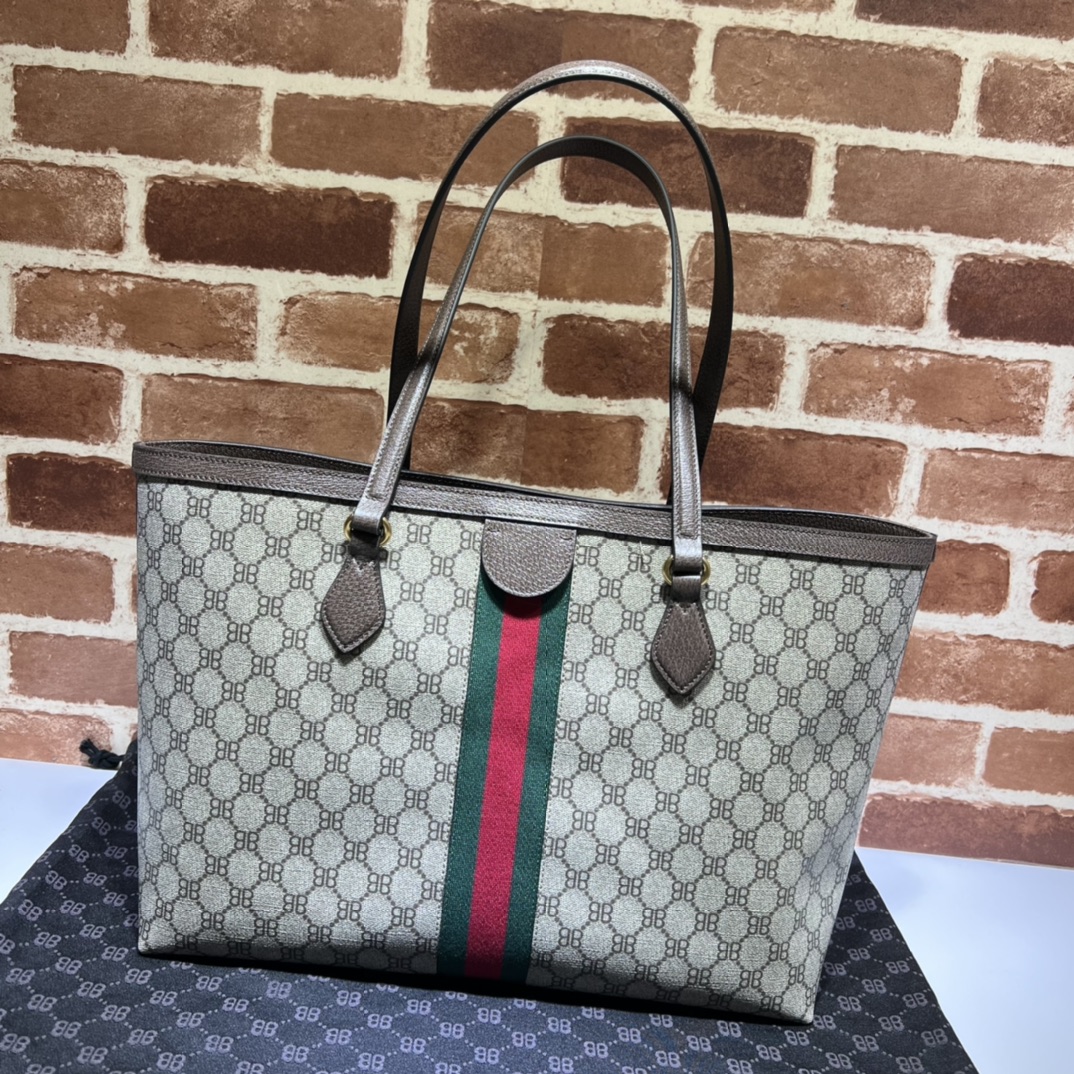 GUCCI古驰联名款印花托特包680125