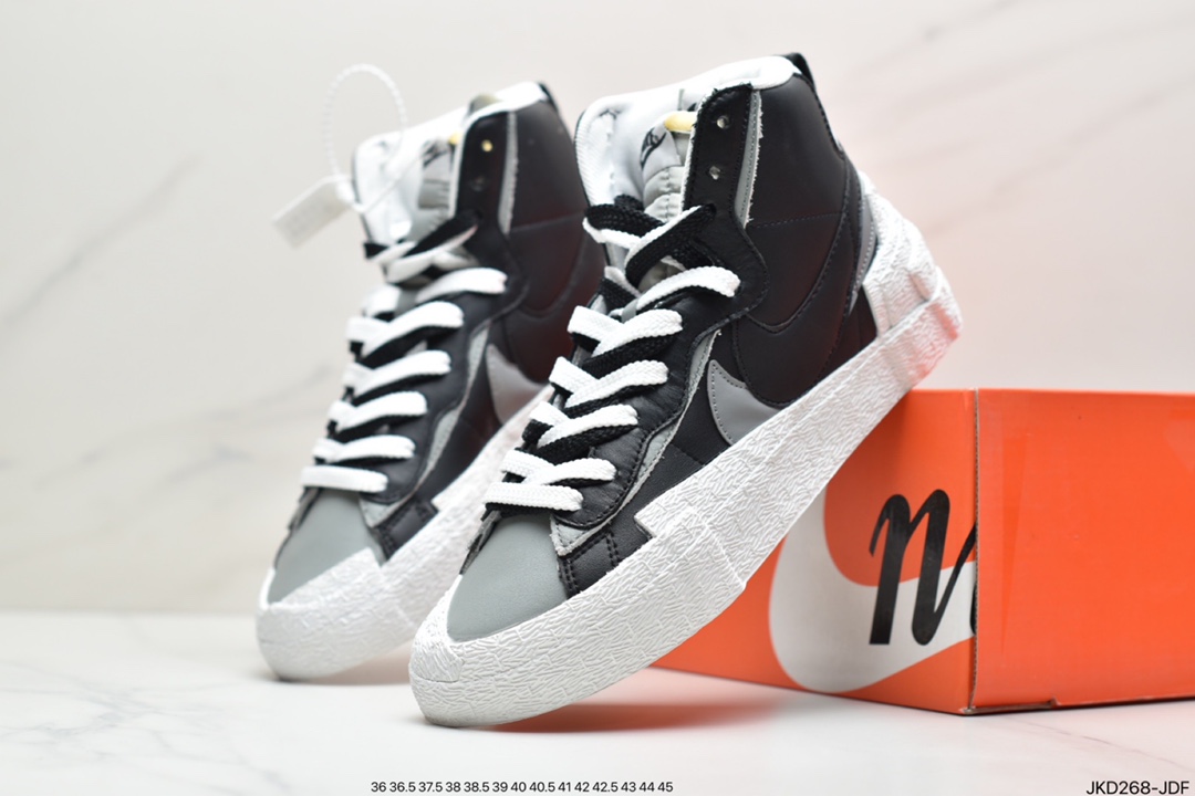 160 联名日式解构美学品牌SACAI x Nike Blazer Low 重叠设计前卫开拓者低帮百搭板鞋DM7901