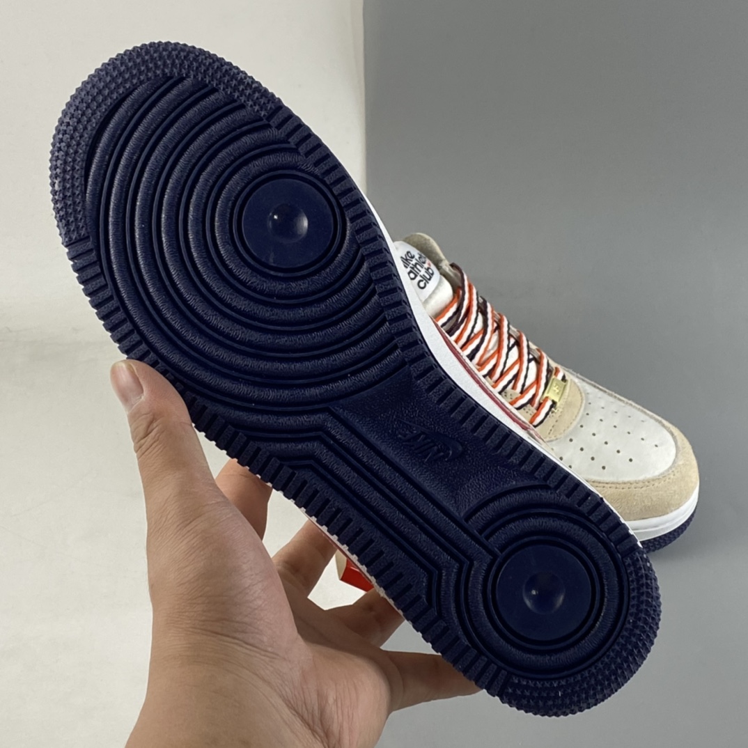 P200 NIKE Air Force 1’07 秋冬款丝绒米白 空军一号低帮休闲板鞋 DQ5079-111