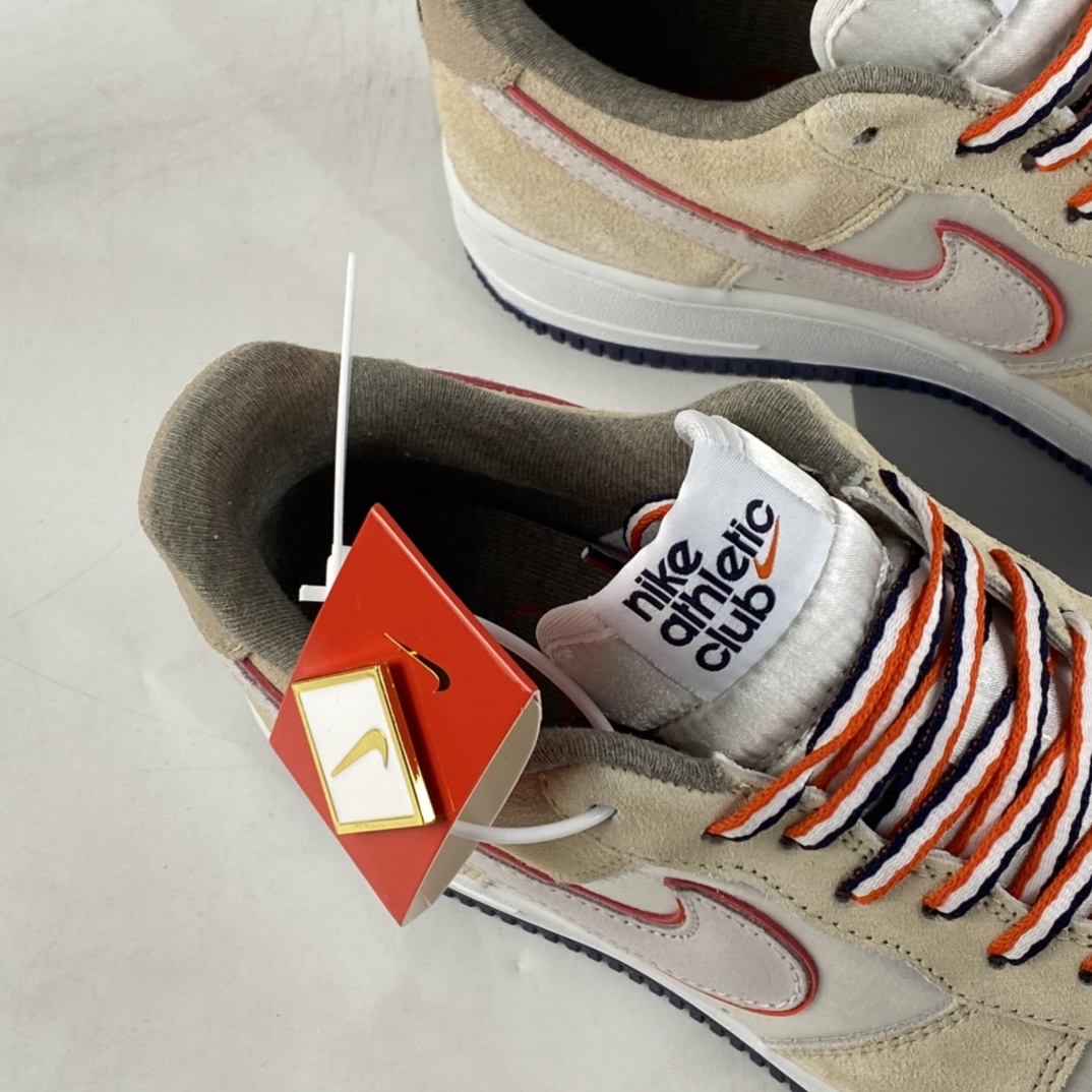 P200 NIKE Air Force 1’07 秋冬款丝绒米白 空军一号低帮休闲板鞋 DQ5079-111