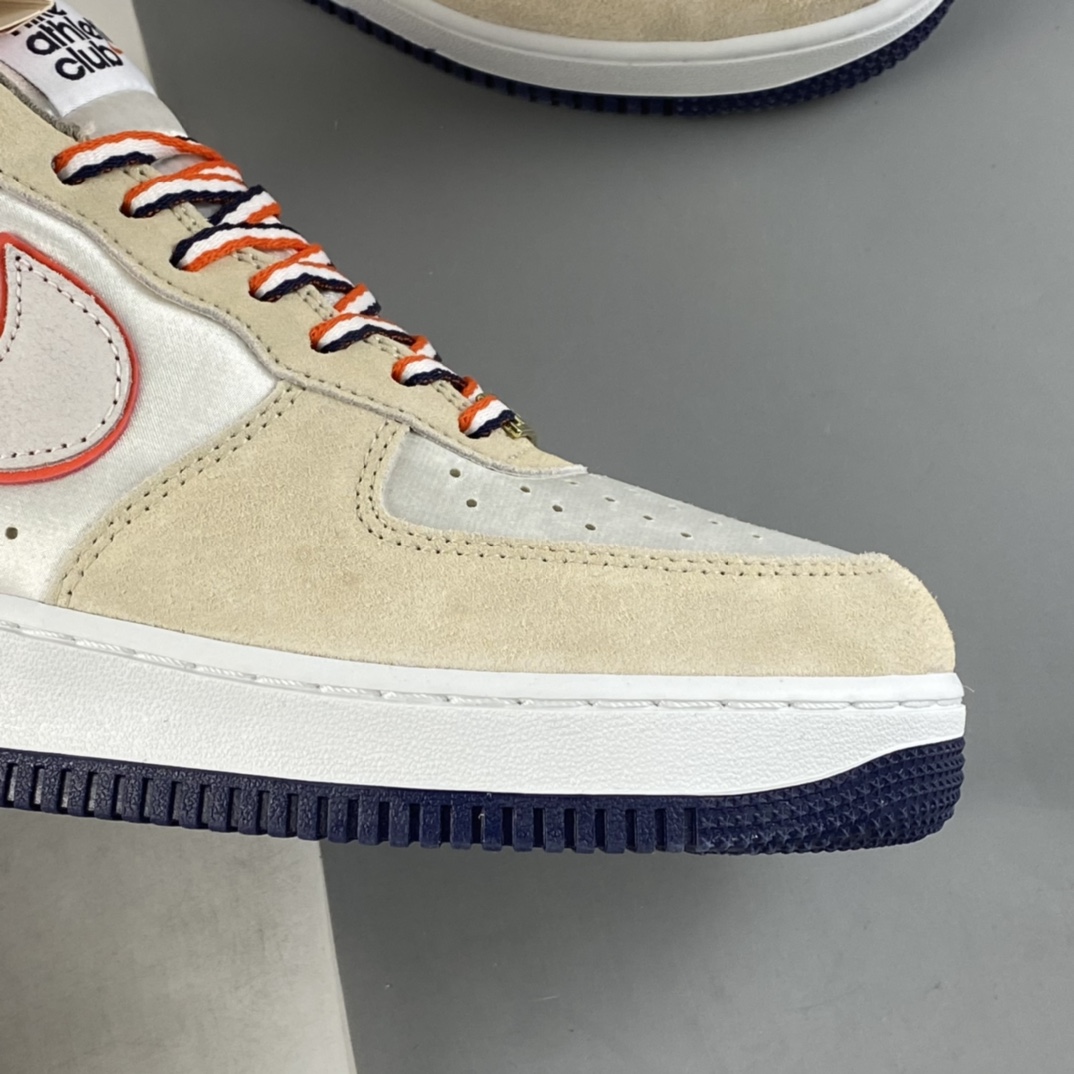 P200 NIKE Air Force 1’07 秋冬款丝绒米白 空军一号低帮休闲板鞋 DQ5079-111
