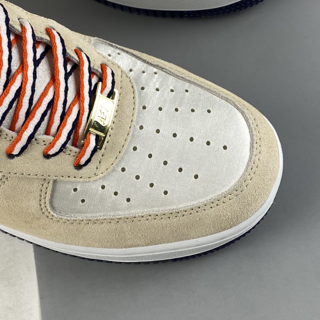 P200 NIKE Air Force 1’07 秋冬款丝绒米白 空军一号低帮休闲板鞋 DQ5079-111