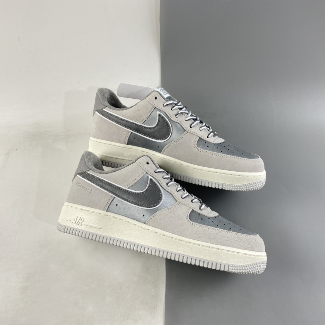 P200 NIKE Air Force 1 Low ”Athletic Club” 浅灰 空军一号低帮休闲板鞋 DQ5079-111