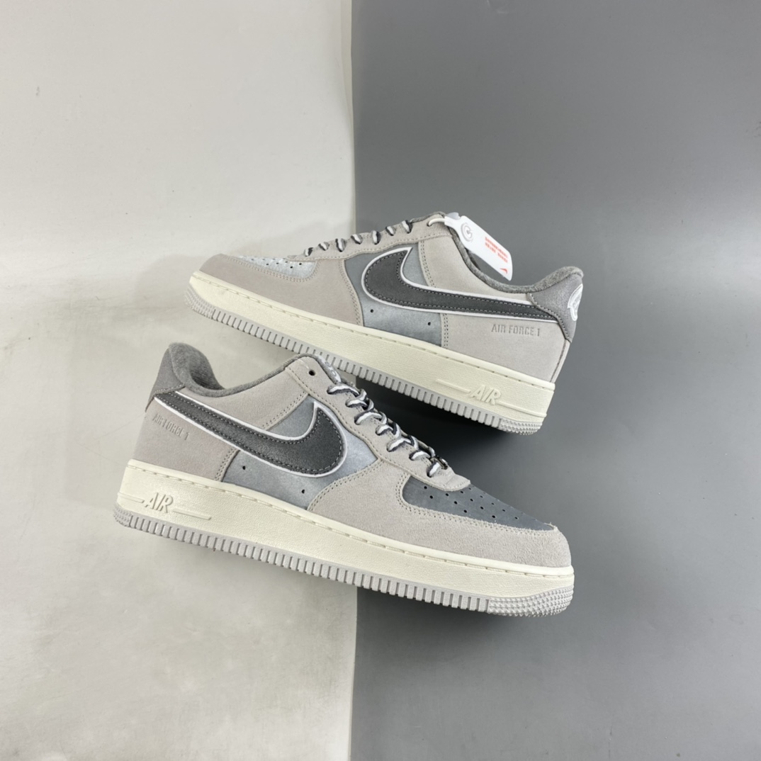 P200 NIKE Air Force 1 Low ”Athletic Club” 浅灰 空军一号低帮休闲板鞋 DQ5079-111