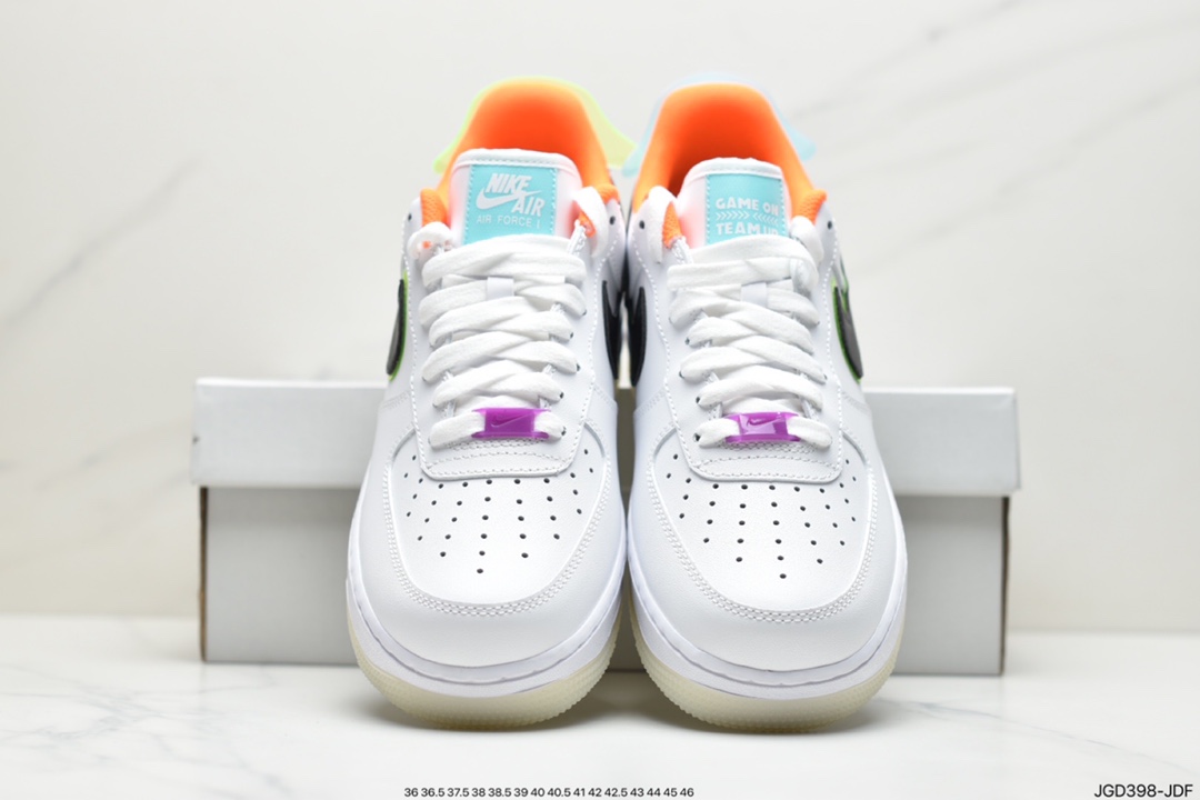 180 耐克Air Force 1 Low 电玩系列 白橙原楦头原纸板 DO2333-101