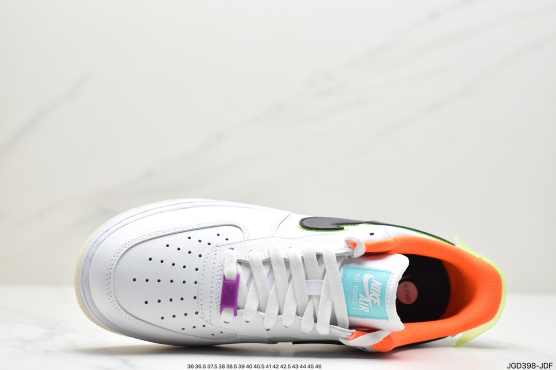 180 耐克Air Force 1 Low 电玩系列 白橙原楦头原纸板 DO2333-101