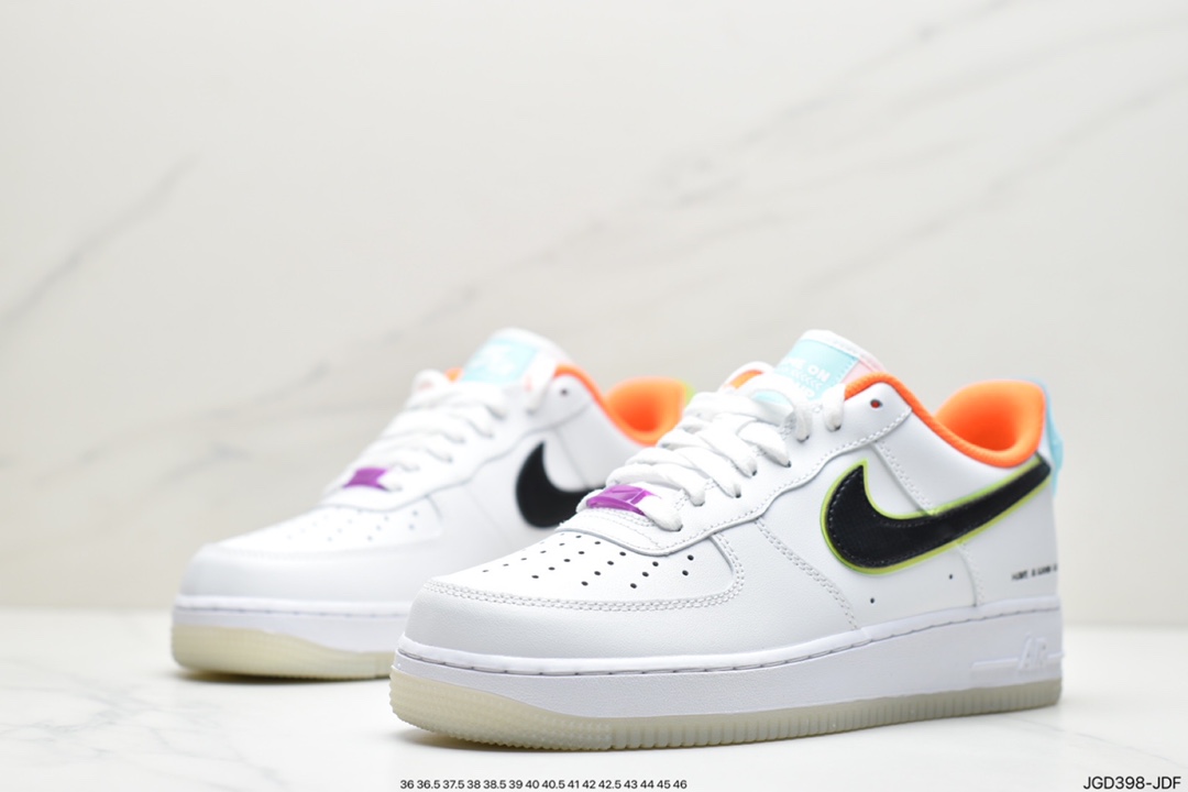 180 耐克Air Force 1 Low 电玩系列 白橙原楦头原纸板 DO2333-101