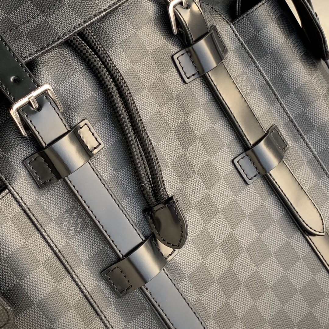 Louis Vuitton LV Christopher 黑格小号双肩包 N41379