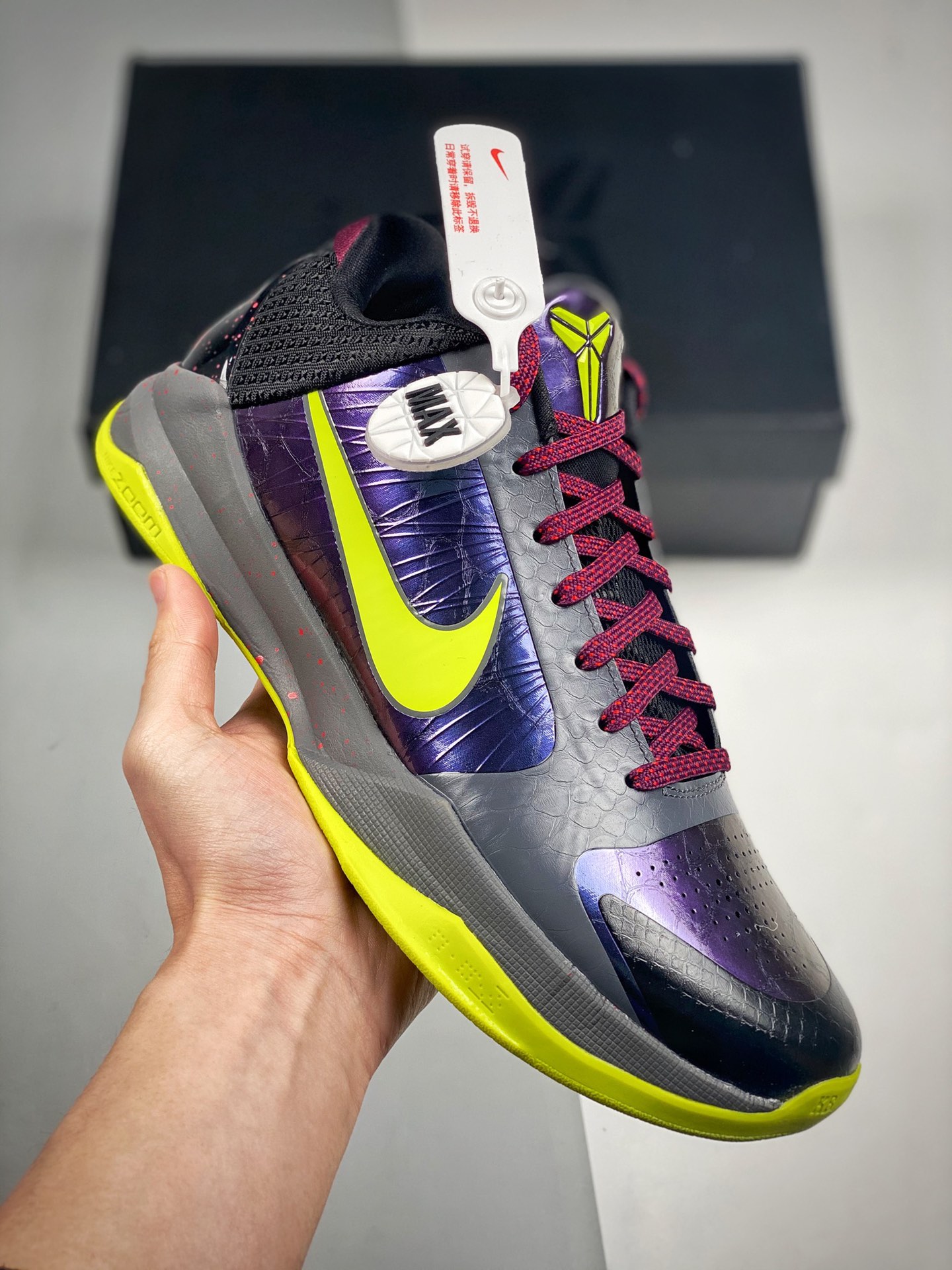 Kobe 5 original ZK5 Joker oscuro ZK5 PROTRO color clásico original, Joker oscuro, versión definitiva ZK4, la …