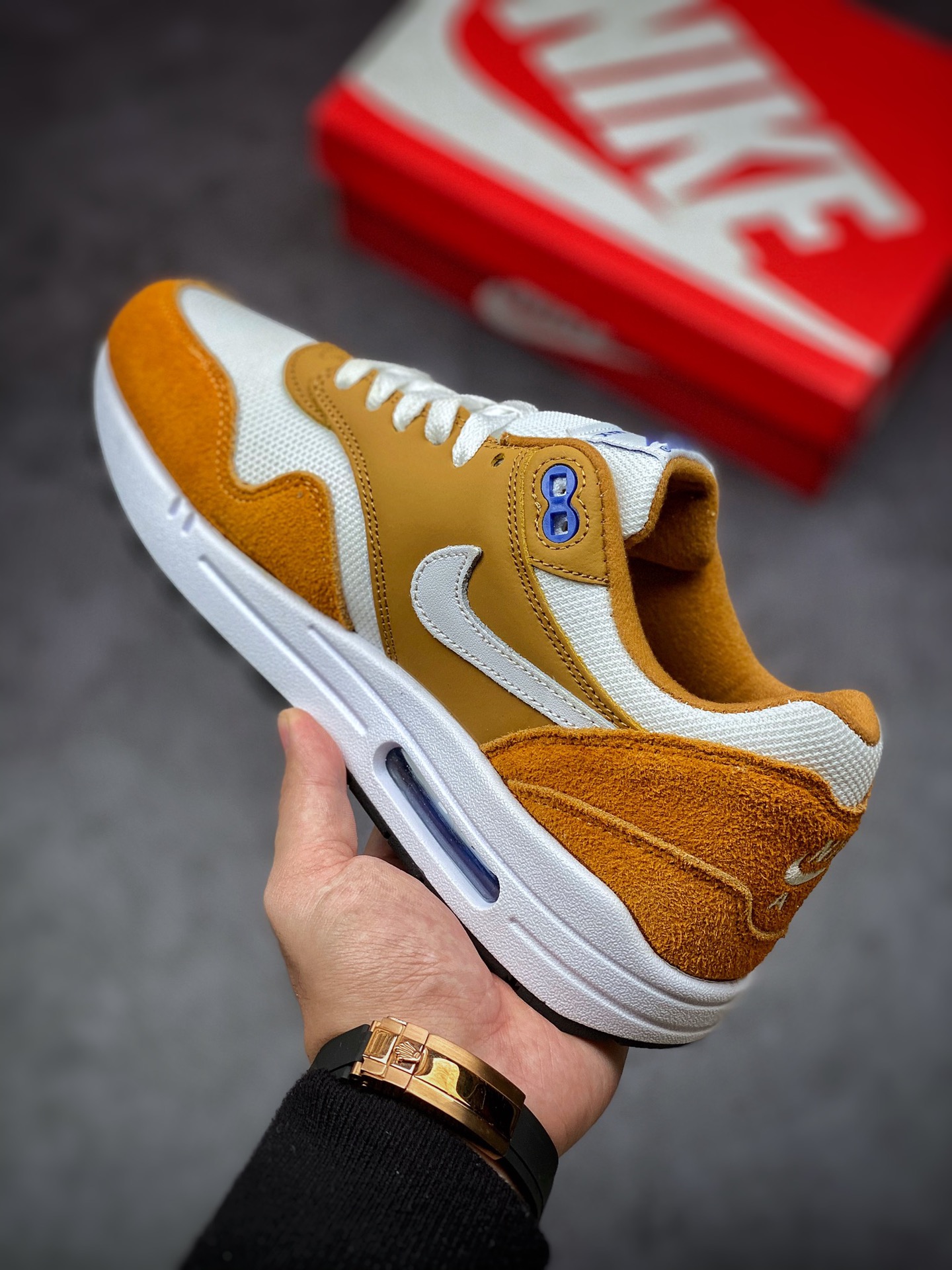 200 NIKE Air Max 1 FEN City 小麦白 Pack”Amsterdam”初代复古气垫百搭休闲运动慢跑鞋 908366-700
