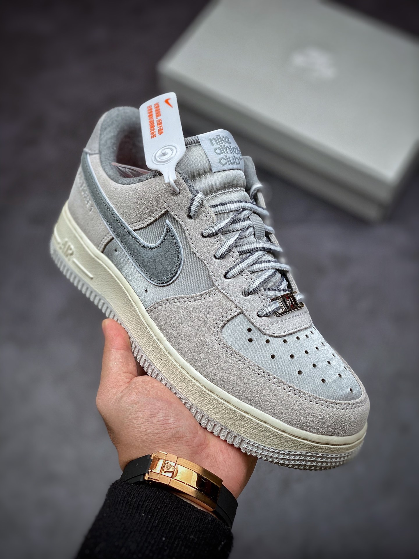 200 Nike Air Force 1 Low 07 浅烟灰专注外贸渠道DQ5079-001