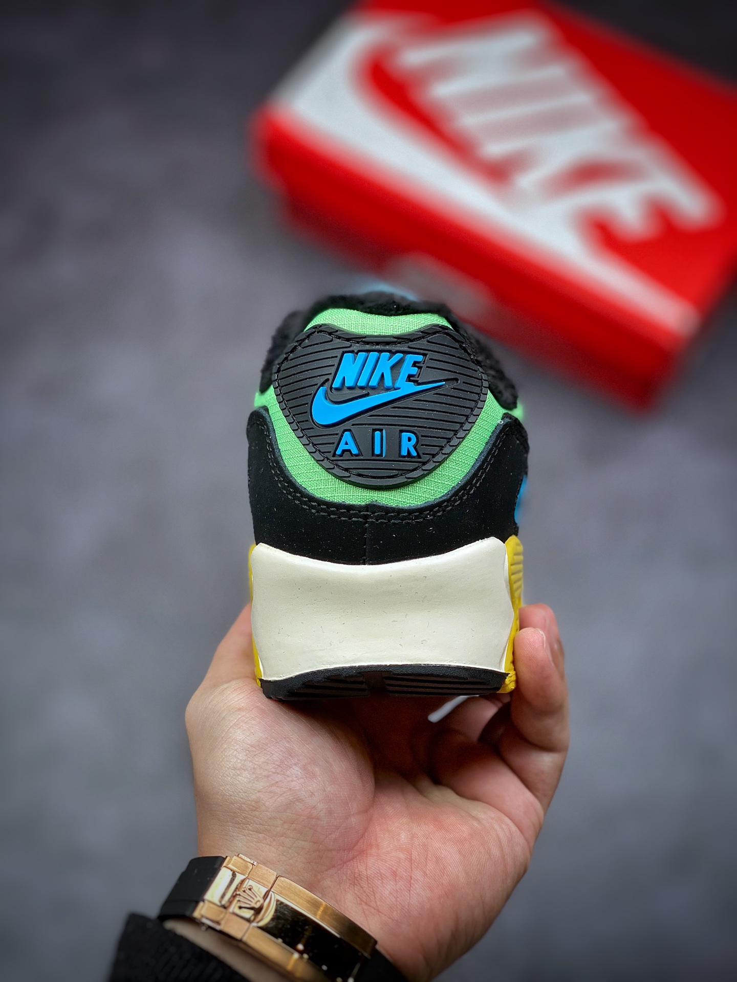 200 NIKE Air MAX 90 黑粉绿 #天花板级别 CT1891-600