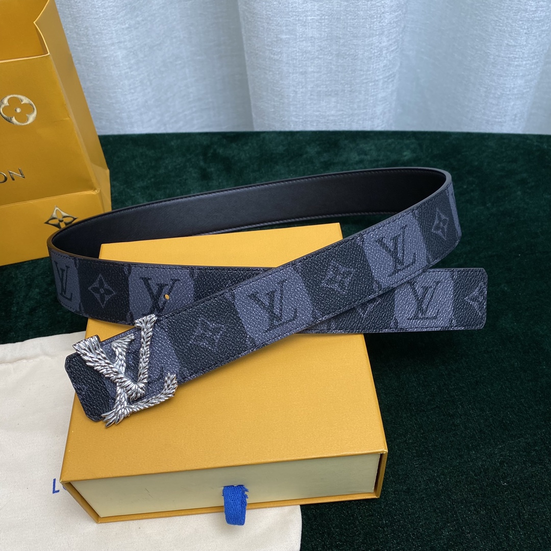 AAA+
 Louis Vuitton AAAAA+
 Belts Men Calfskin Cowhide