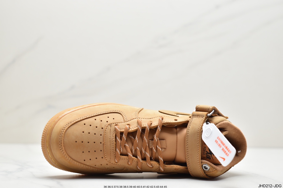 190 耐克Nike Air Force 1 High ’07 WBFLAX Wheat 小麦色高帮空军CJ9178-200