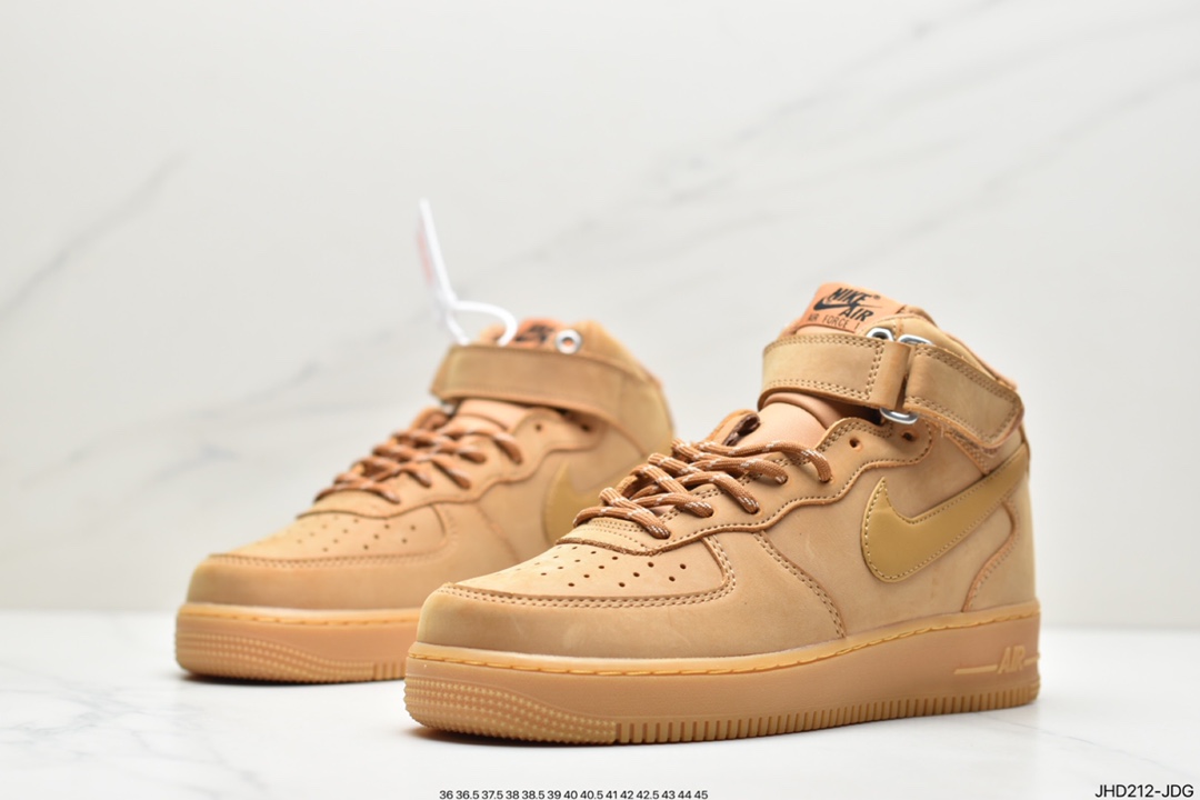 190 耐克Nike Air Force 1 High ’07 WBFLAX Wheat 小麦色高帮空军CJ9178-200