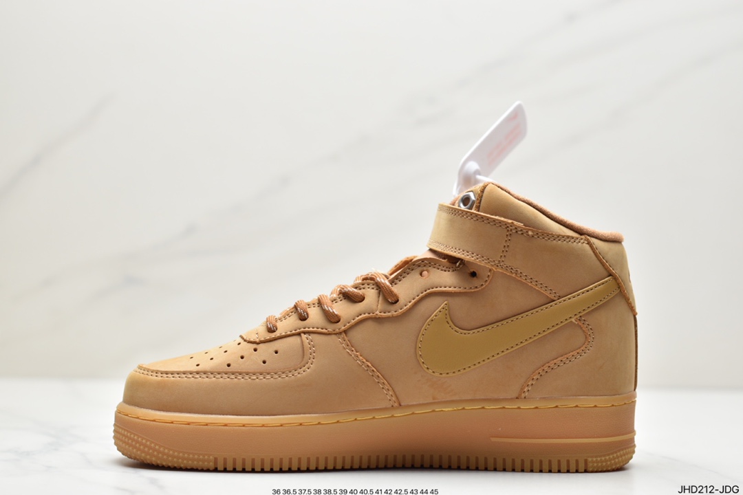 190 耐克Nike Air Force 1 High ’07 WBFLAX Wheat 小麦色高帮空军CJ9178-200