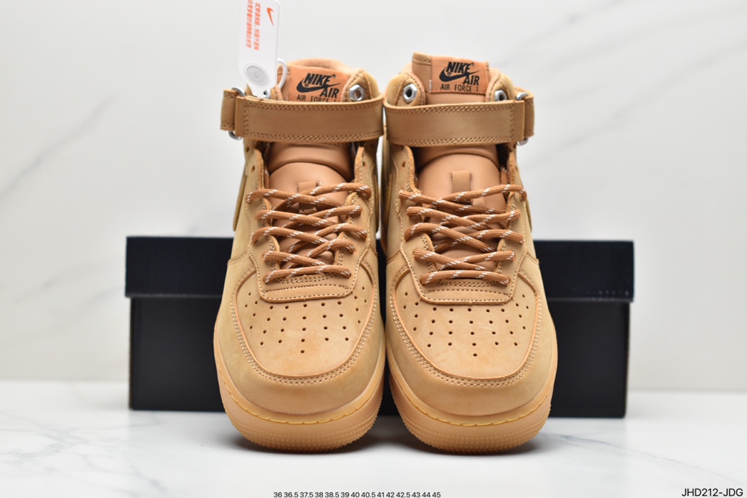 190 耐克Nike Air Force 1 High ’07 WBFLAX Wheat 小麦色高帮空军CJ9178-200