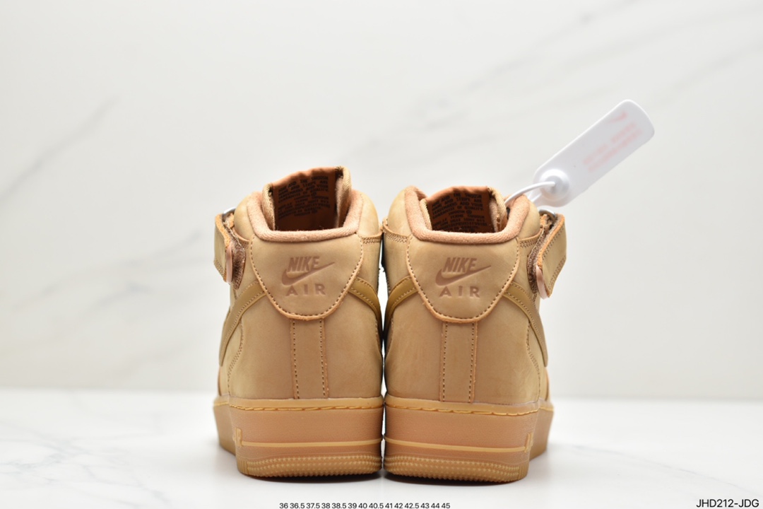 190 耐克Nike Air Force 1 High ’07 WBFLAX Wheat 小麦色高帮空军CJ9178-200