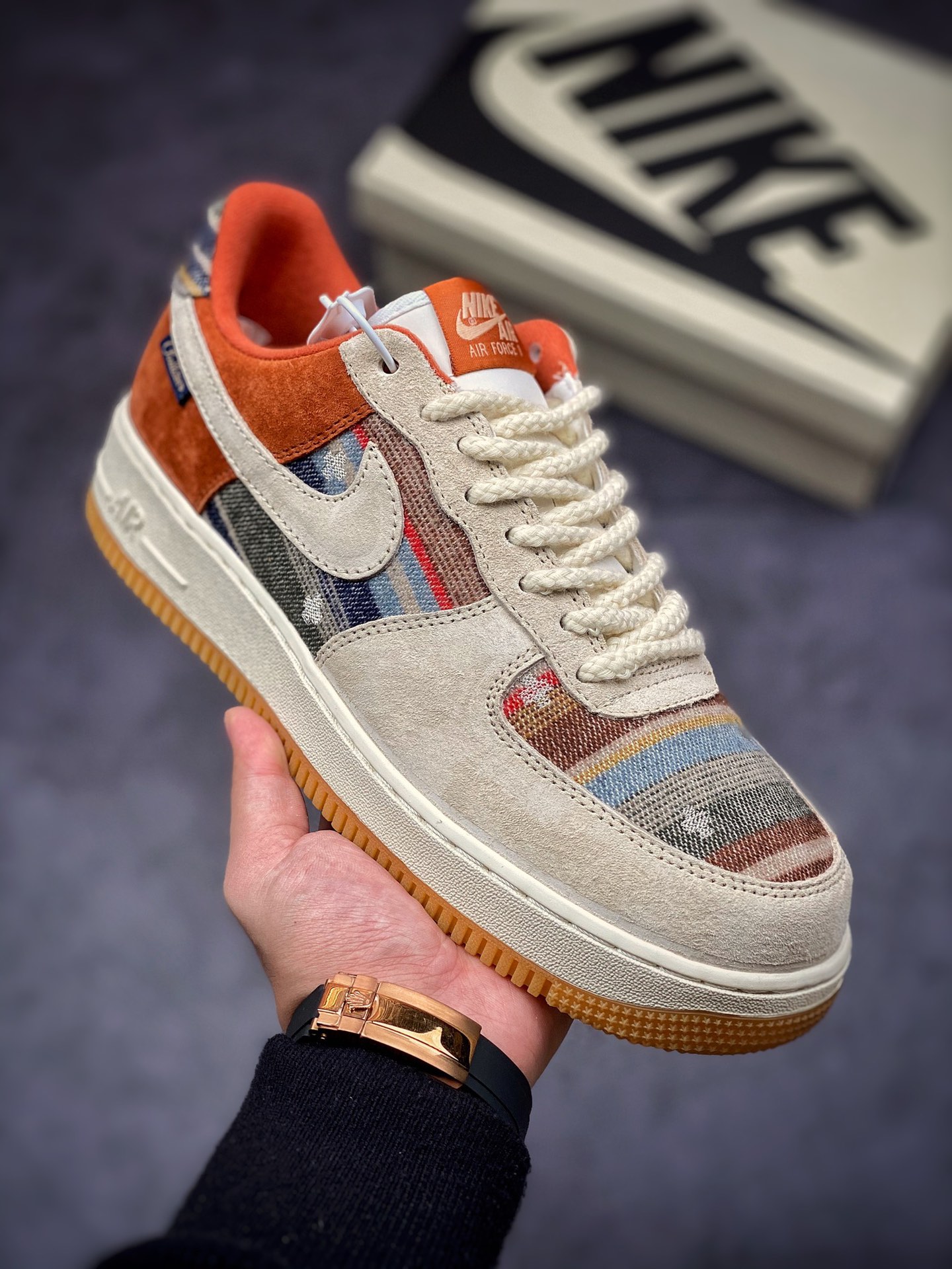 240 Nike Air Force 1 Low 07 钱袋 原楦头原纸板 CW2288-688