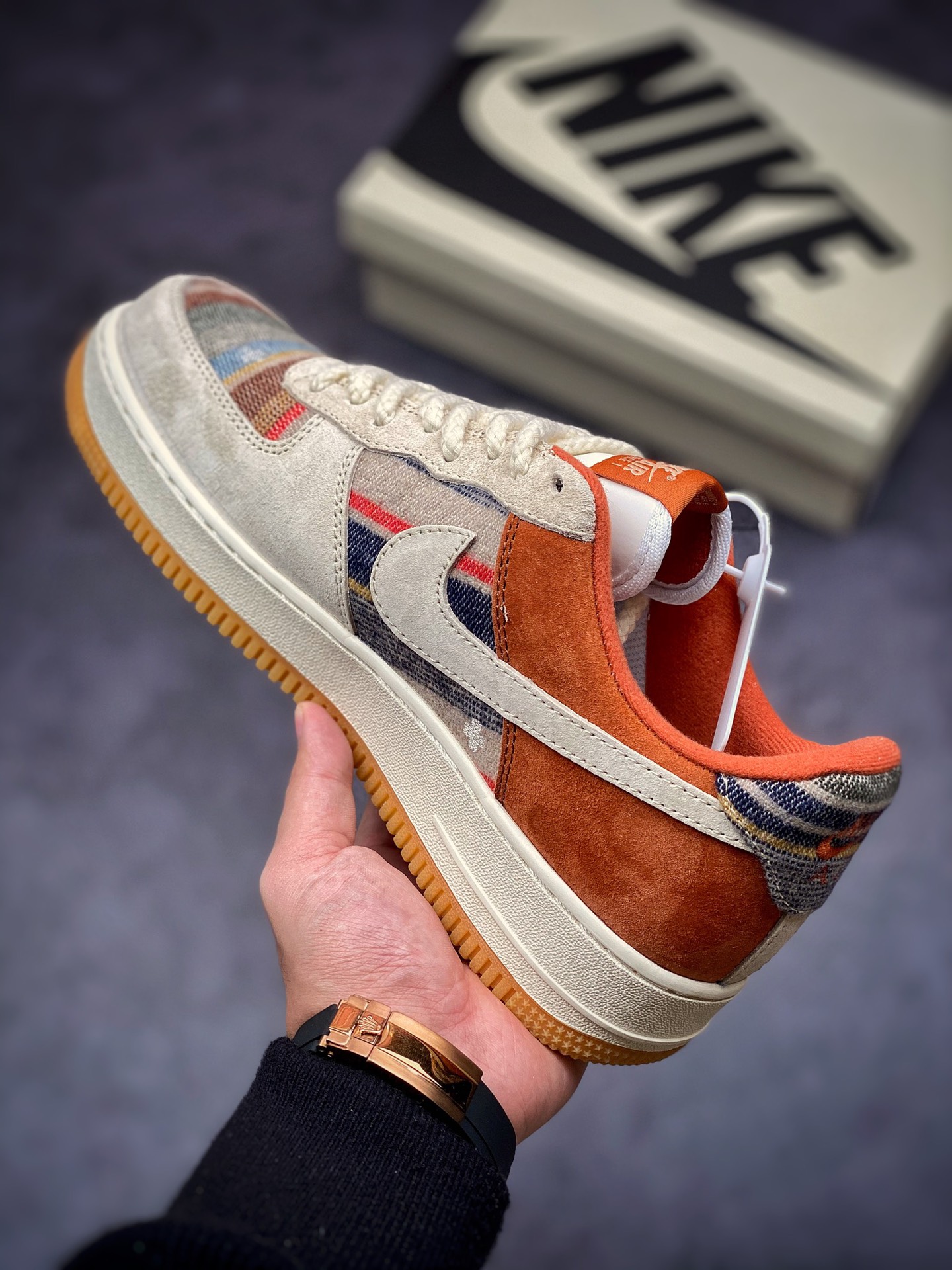 240 Nike Air Force 1 Low 07 钱袋 原楦头原纸板 CW2288-688