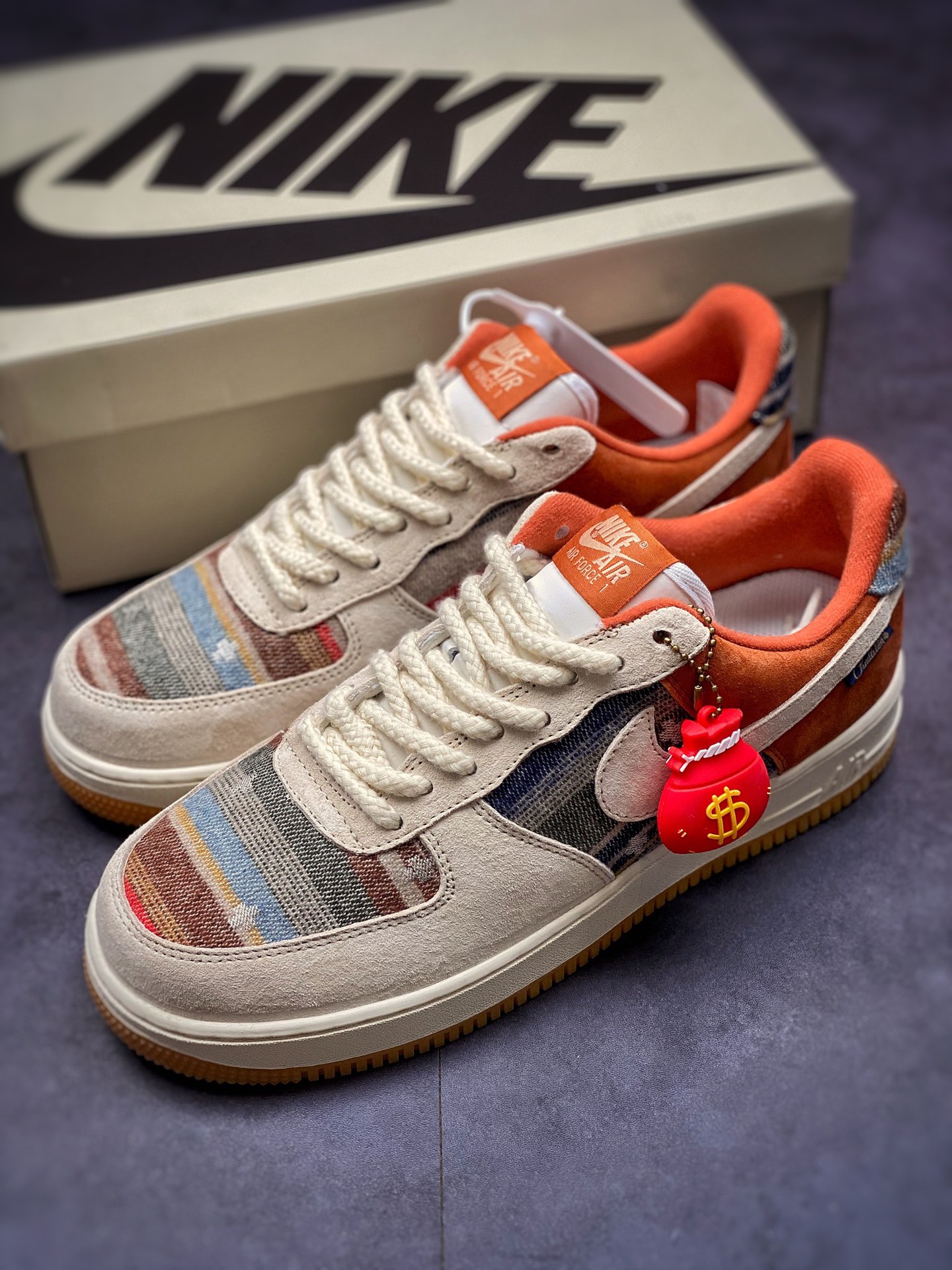 240 Nike Air Force 1 Low 07 钱袋 原楦头原纸板 CW2288-688
