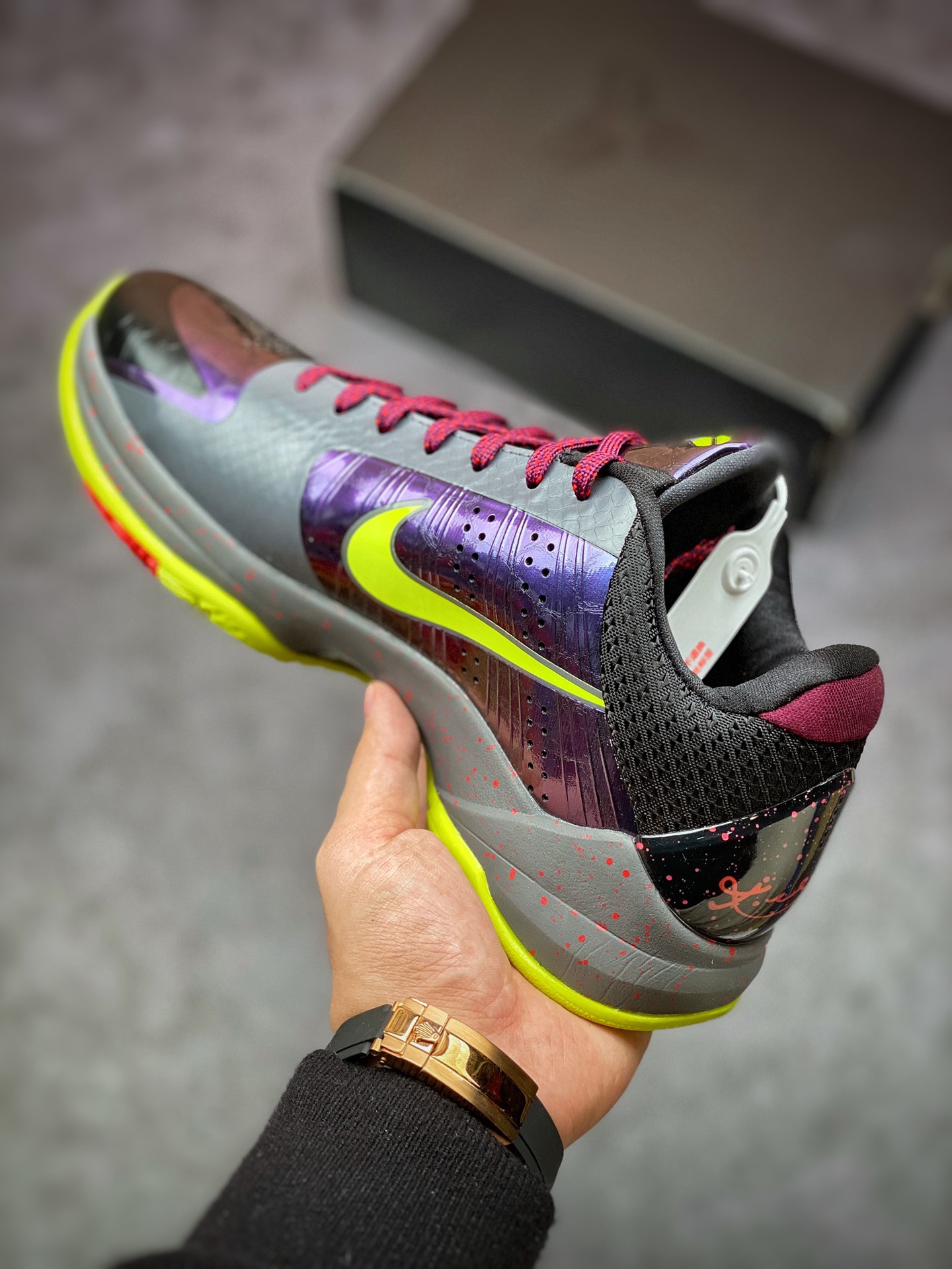 300 2K20 x 耐克Nike Zoom Kobe ZK5 ”Chaos”科比5代复刻实战运动低帮文化篮球鞋“暗黑小丑”CD4991-001
