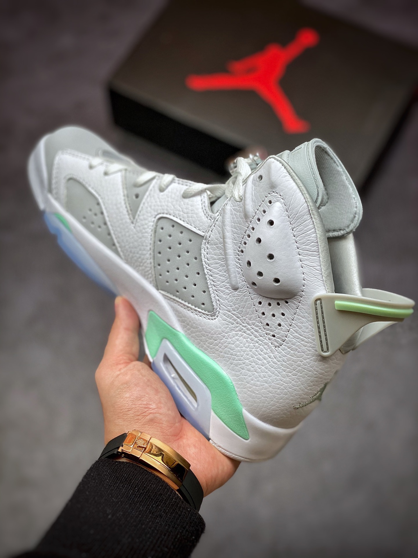 450 #纯原 Air Jordan 6 “Mint Foam” AJ6 白薄荷绿色 清新简约 DQ4914-103