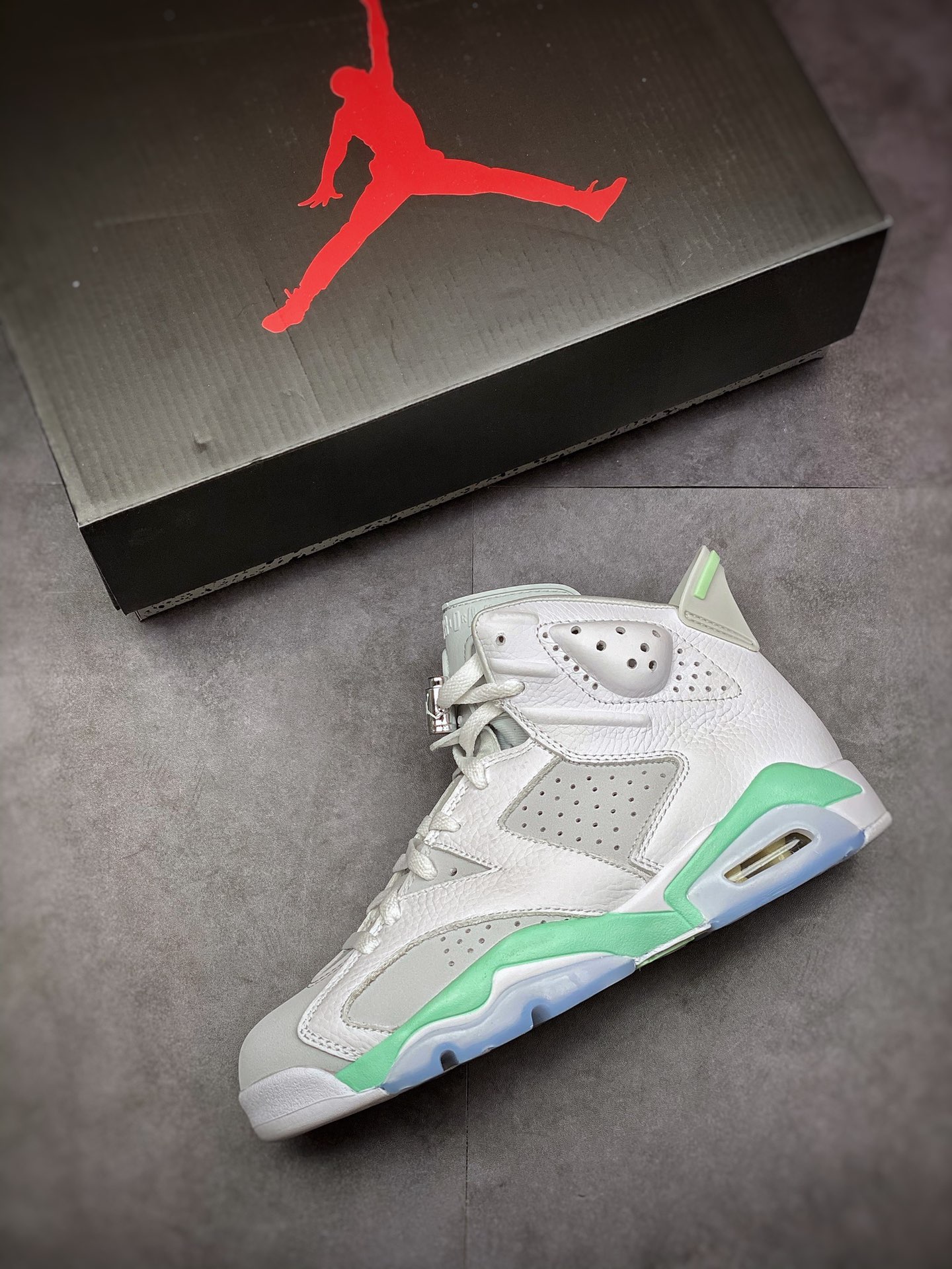 450 #纯原 Air Jordan 6 “Mint Foam” AJ6 白薄荷绿色 清新简约 DQ4914-103